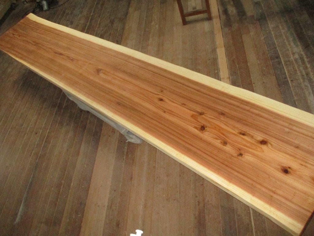 # 624 ■　霧島杉　メアサ杉　長さ420cm　テーブル　カウンター　一枚板