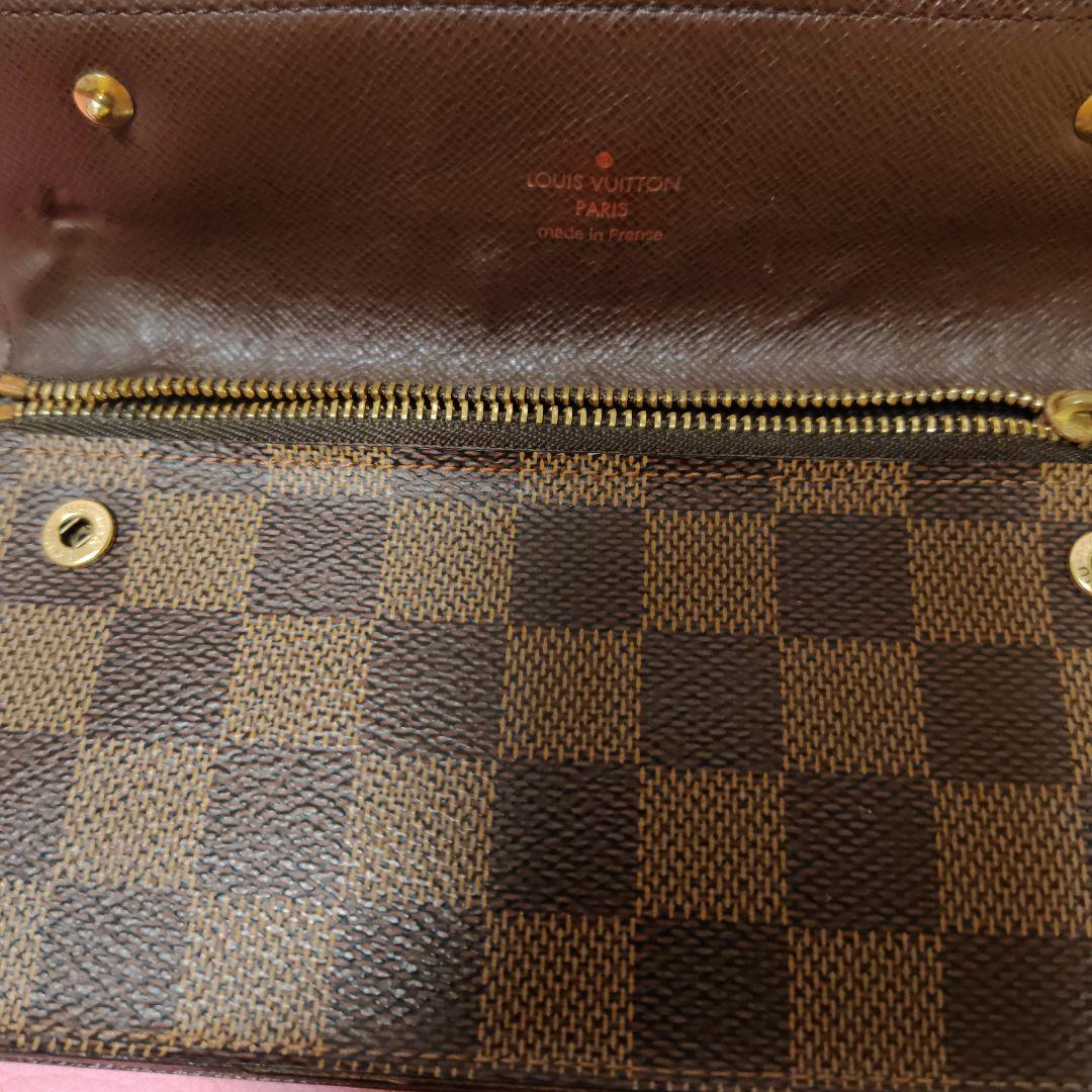 ダミエ 長財布チェーン付き