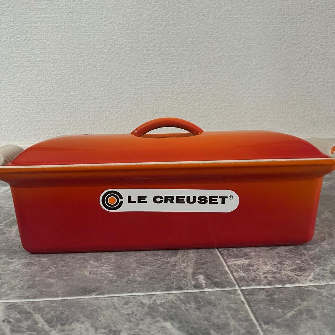 ル・クルーゼ テリーヌ型 28 オレンジ 廃盤品 LE CREUSET