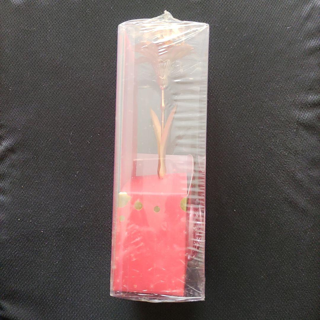 【未開封】純金のカーネーション★純金証明書付き