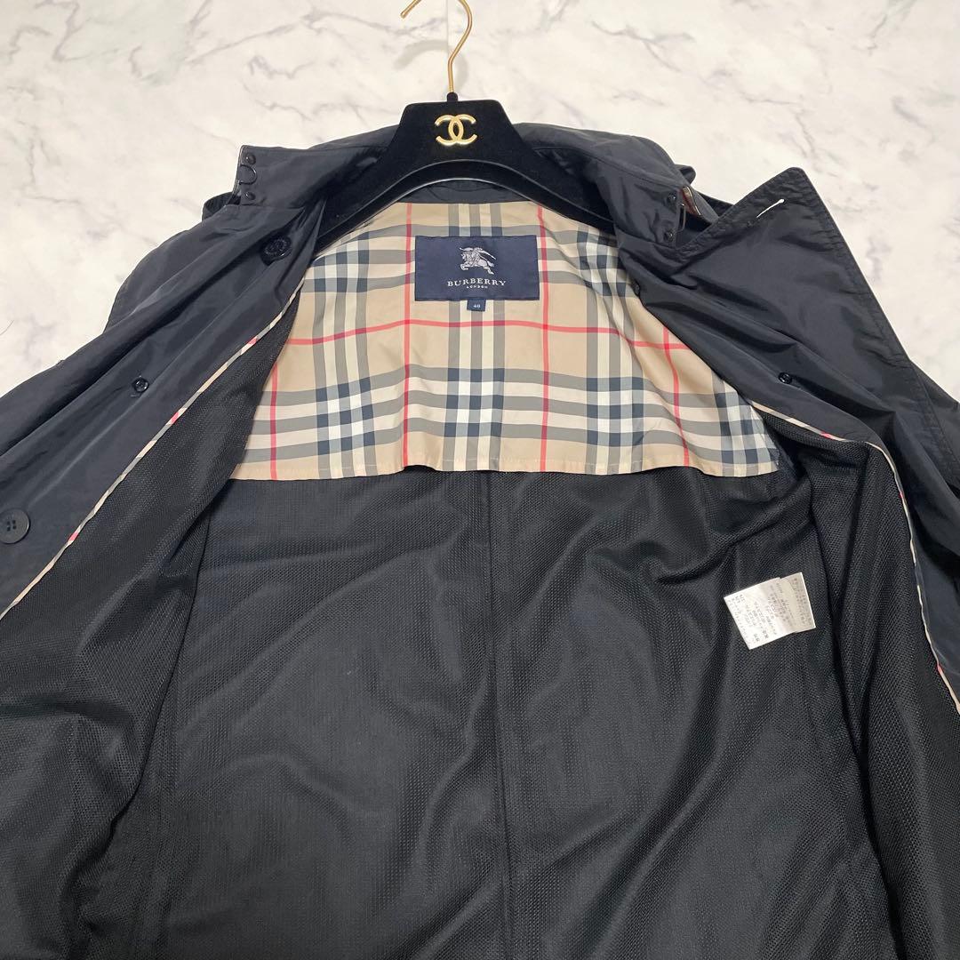 Burberry ロンドン トレンチコート ナイロン ノバチェック ポケッタブル