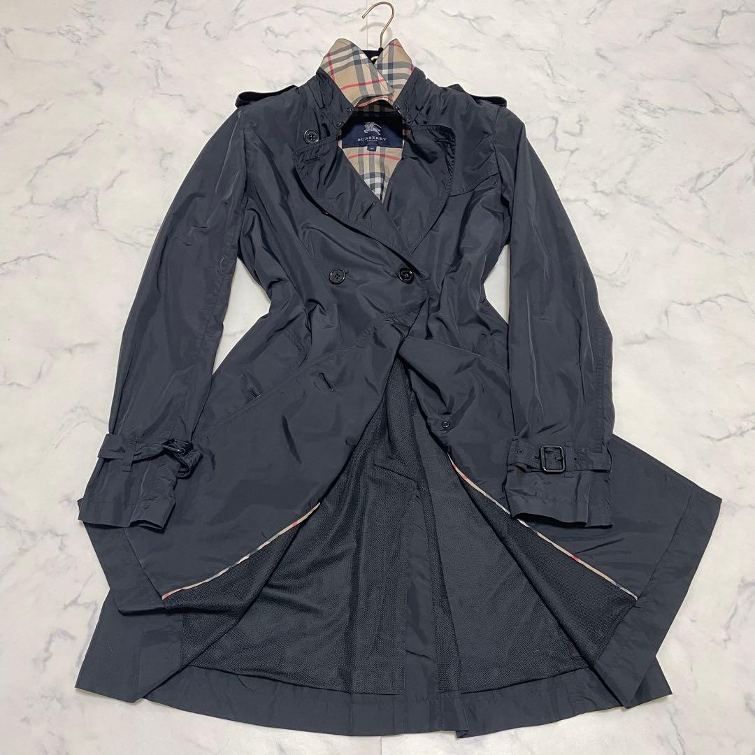 Burberry ロンドン トレンチコート ナイロン ノバチェック ポケッタブル