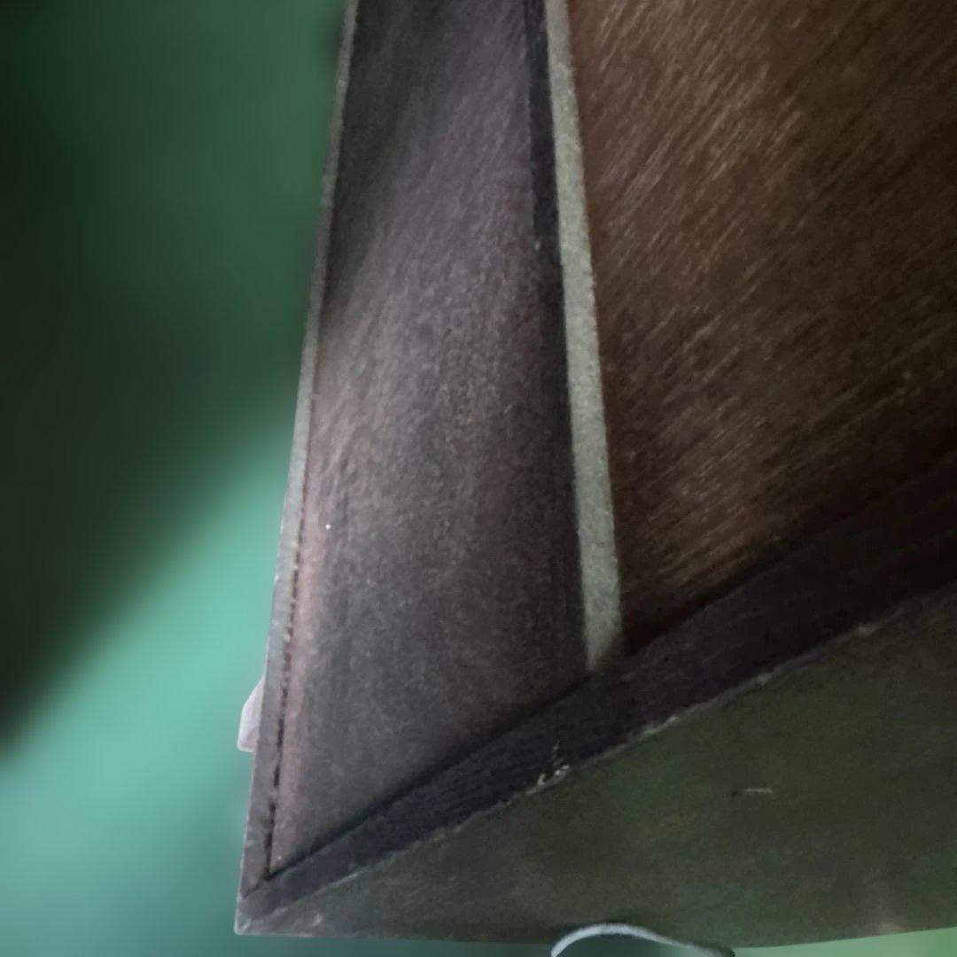 昭和レトロ　木製ガラス扉付きキャビネット