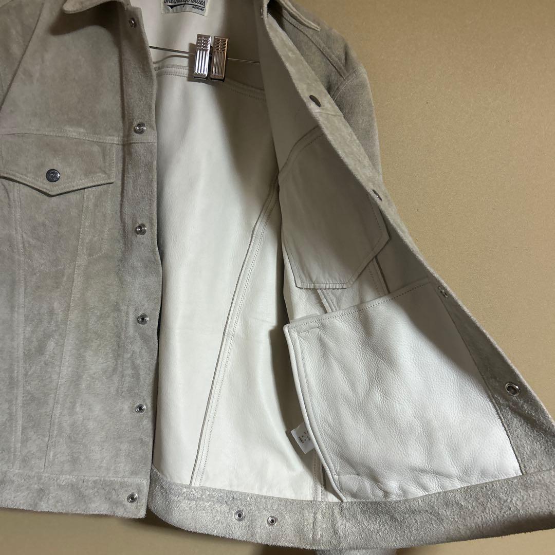 ジャケット・アウター wacko maria SUEDE LEATHER TRUCKERJACKET
