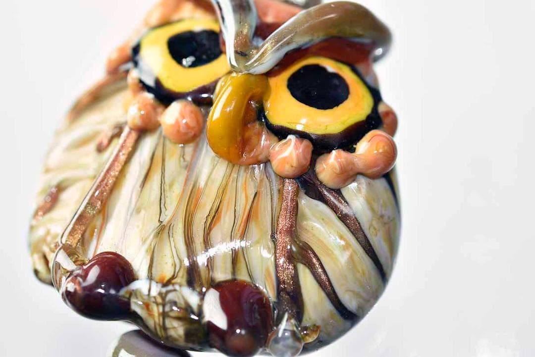 とんぼ玉 トンボ玉 蜻蛉玉 ペンダントトップ ガラス細工　12882-451