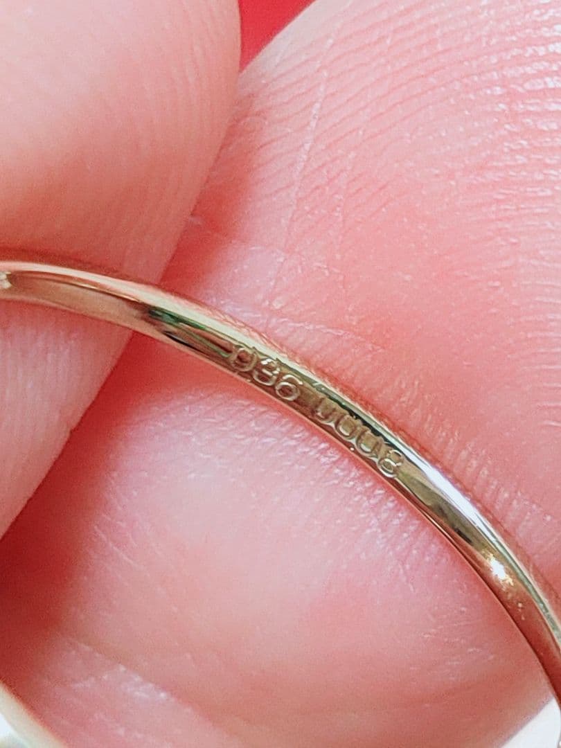 新作 未使用品 k18 天然モルガナイト ダイヤモンド リング