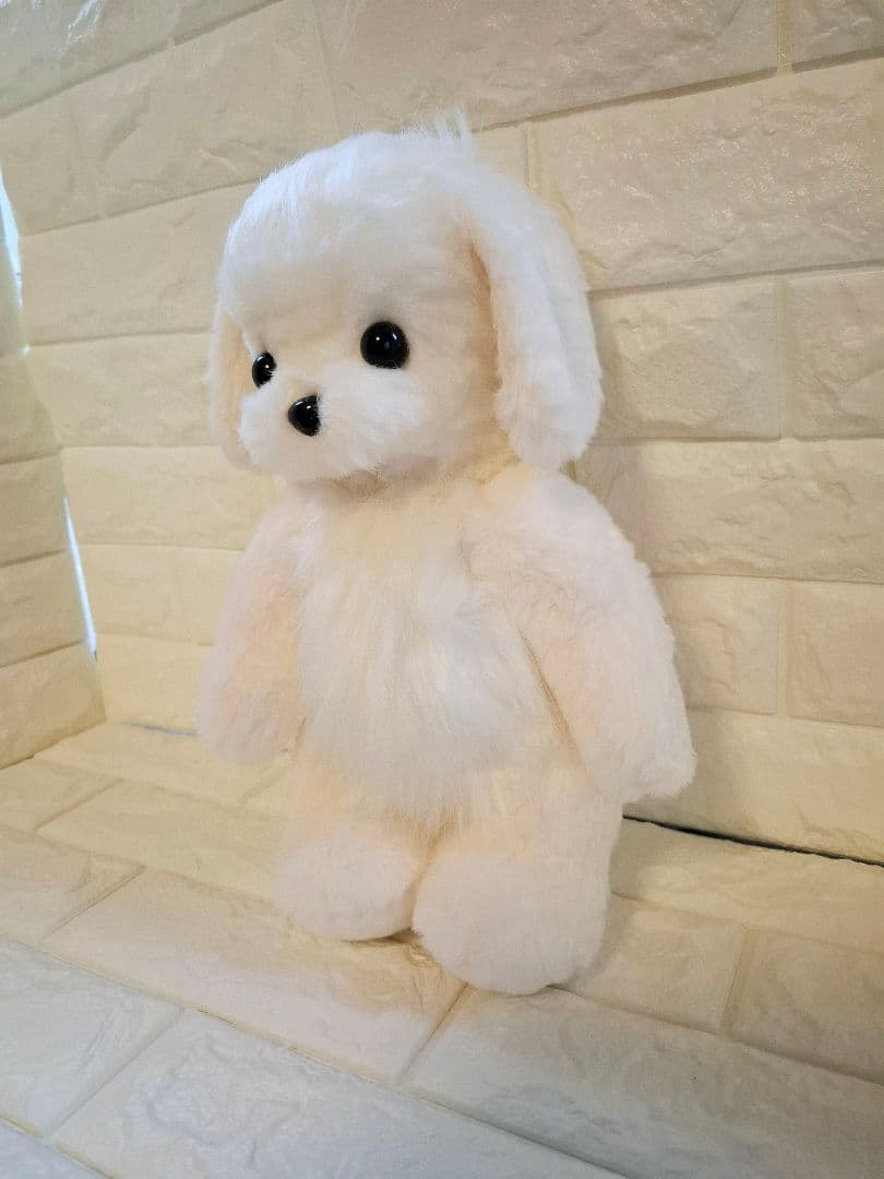 ぬいぐるみ、テディマルチーズ、犬、ハンドメイド、オリジナル、抱きしめられるサイズ
