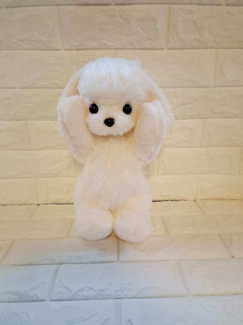 ぬいぐるみ、テディマルチーズ、犬、ハンドメイド、オリジナル、抱きしめられるサイズ