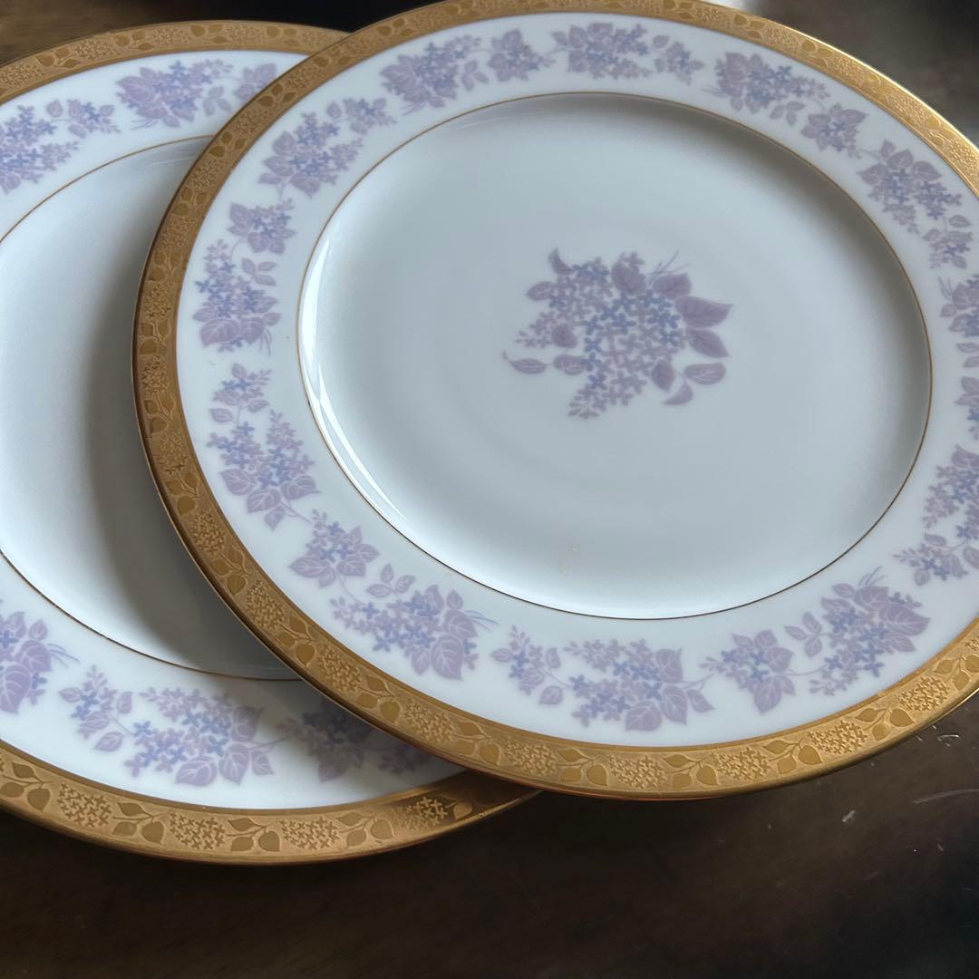 大倉陶園 OKURA 皿 エンボス 陶器 洋食器 金彩 ビンテージ 高級