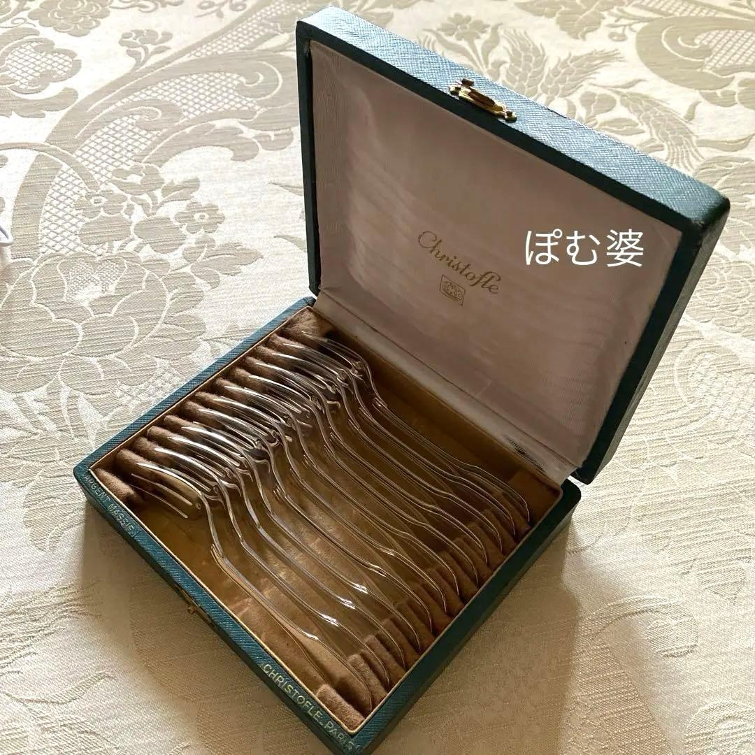 【フランス／クリストフル】純銀／ケーキフォーク 1本