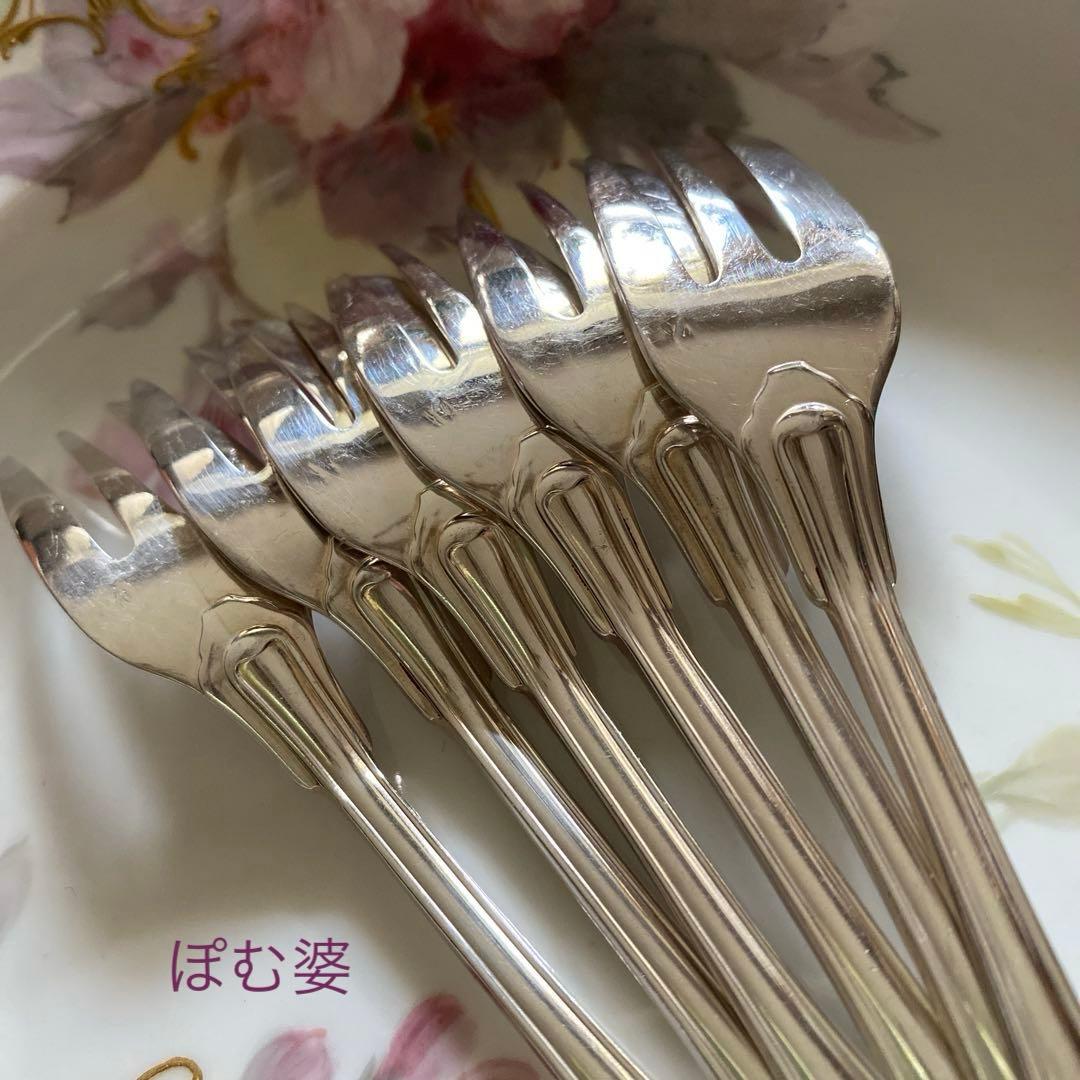 【フランス／クリストフル】純銀／ケーキフォーク 1本