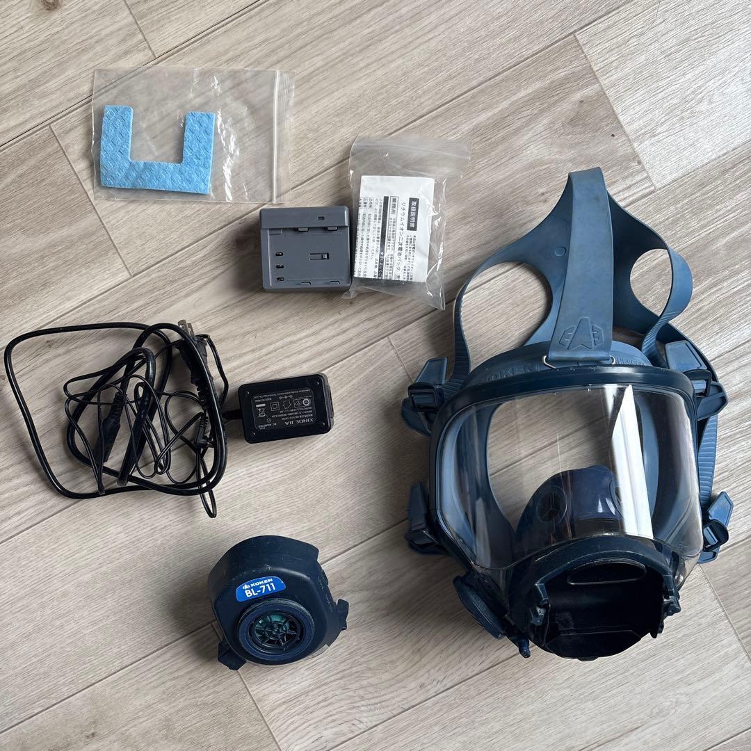 防塵マスク ダークブルー フリーサイズ