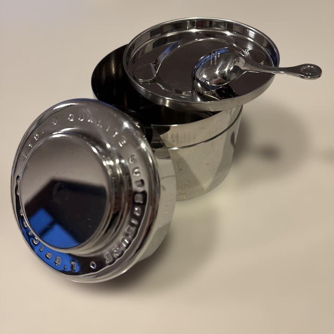 ルピシア(旧レピシエ)LUPICIAステンレス製ティーキャニスター　2個セット