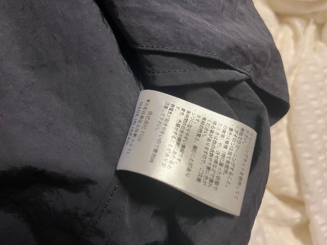 小物 ovy Basic Nylon Bal Collar Coat (black)