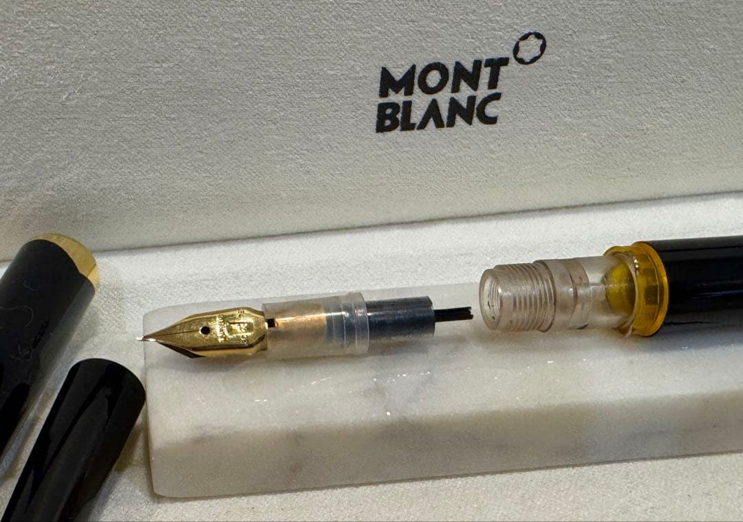 【極美品】モンブラン NO 121 万年筆18K ブラック④過渡期版　激レア