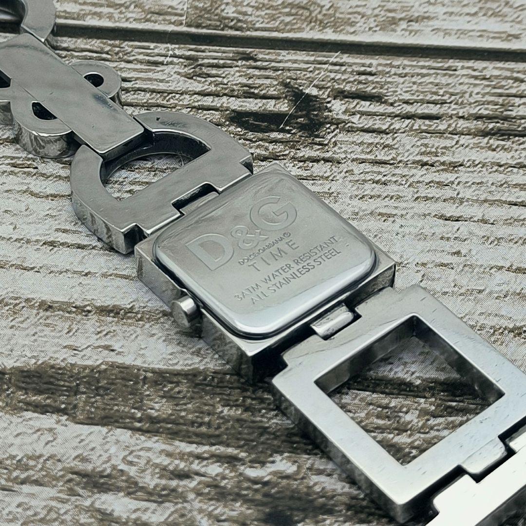 動作品　腕時計　D&G TIME　ドルチェ＆ガッバーナ　シルバー　ブレスレット