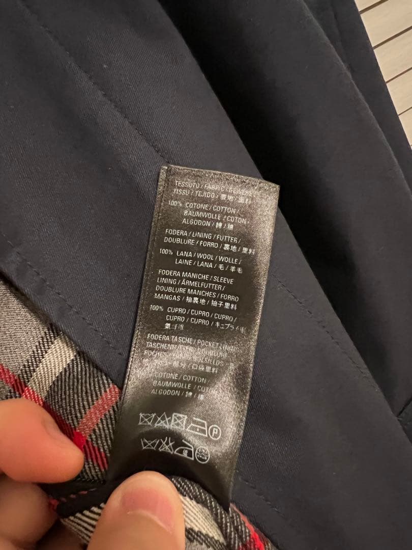 BALENCIAGA ネイビー トレンチコート