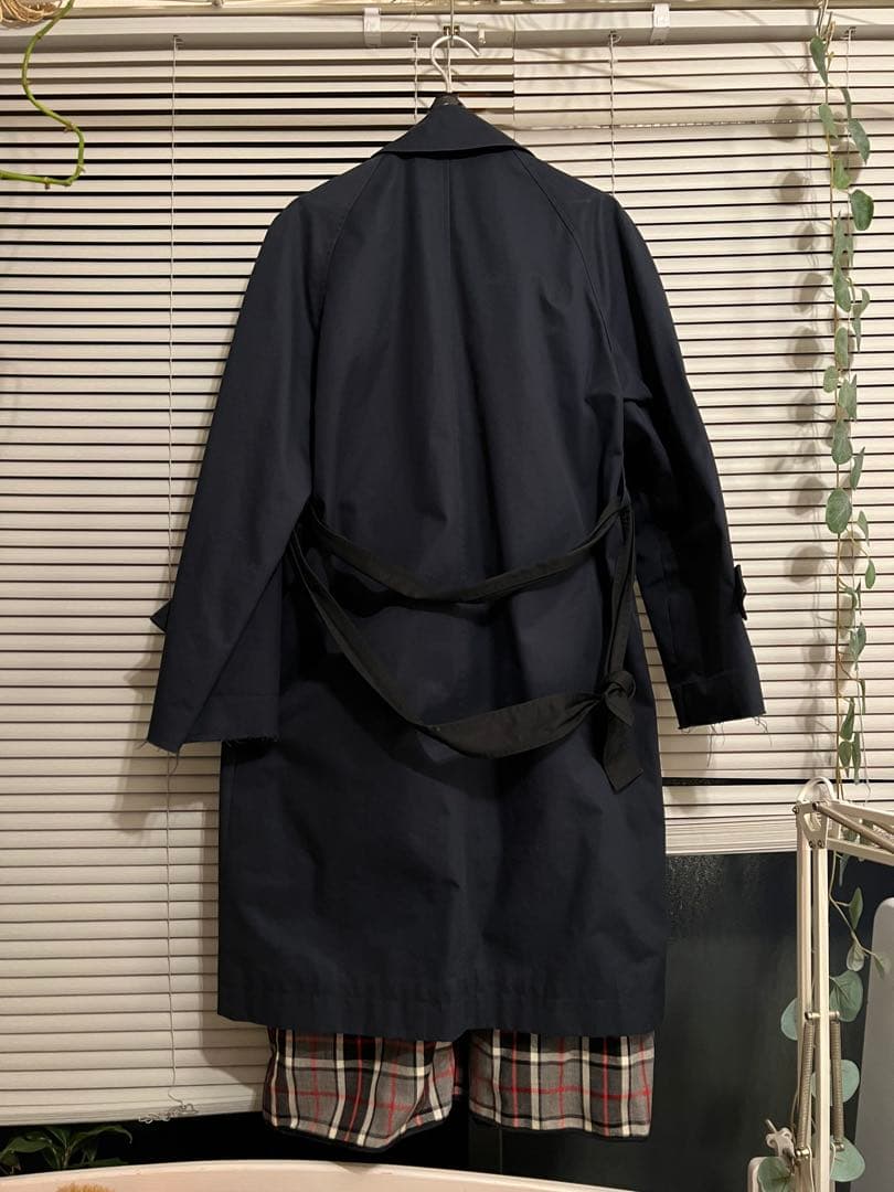 BALENCIAGA ネイビー トレンチコート