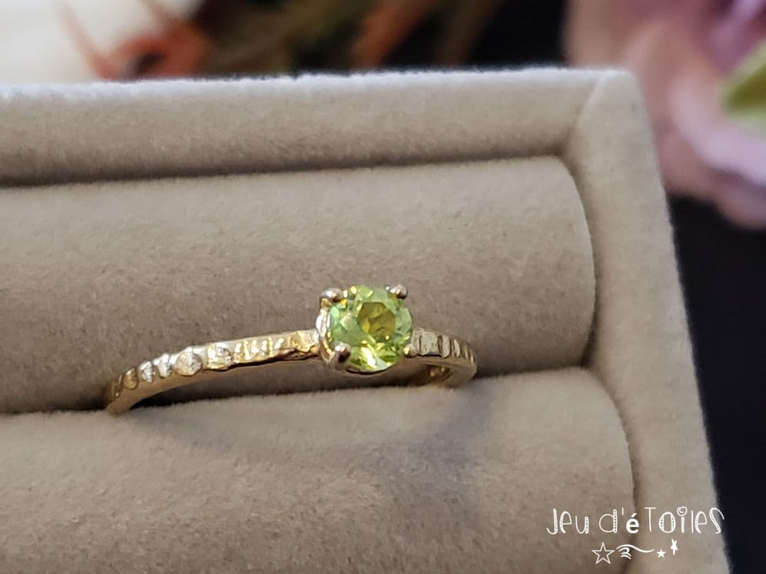 ‧˚₊*̥ ペリドット リング  ‧˚₊*̥