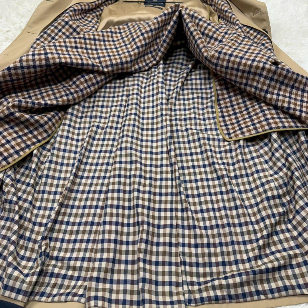 美品✨ アクアスキュータム トレンチコート ライナー付 イングランド製 XL相当