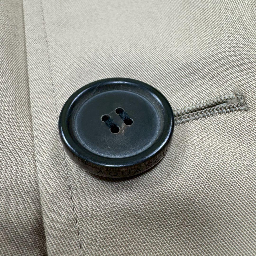 美品✨ アクアスキュータム トレンチコート ライナー付 イングランド製 XL相当