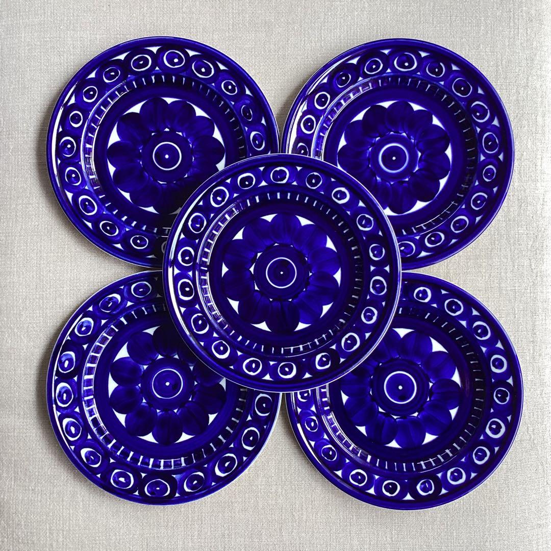 ARABIA バレンシア プレート 19cm ５枚