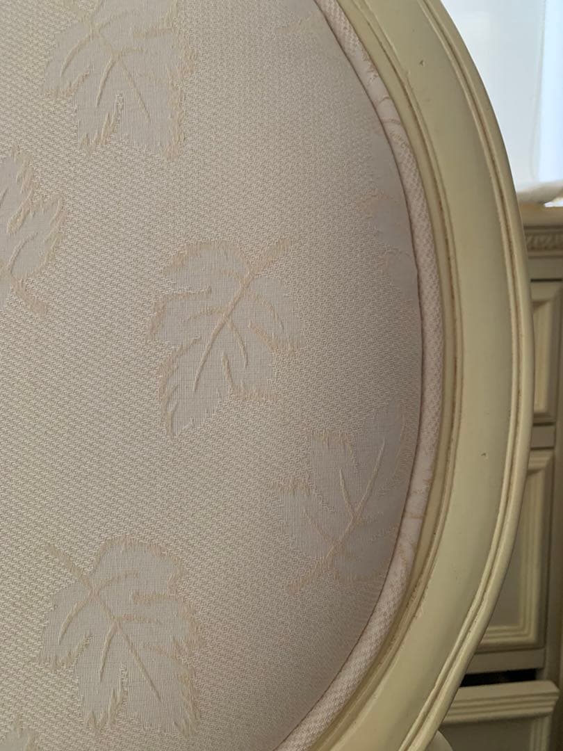 ジェシカマクリントック チェア 椅子 アンティーク ロココ　白　輸入　ホワイト