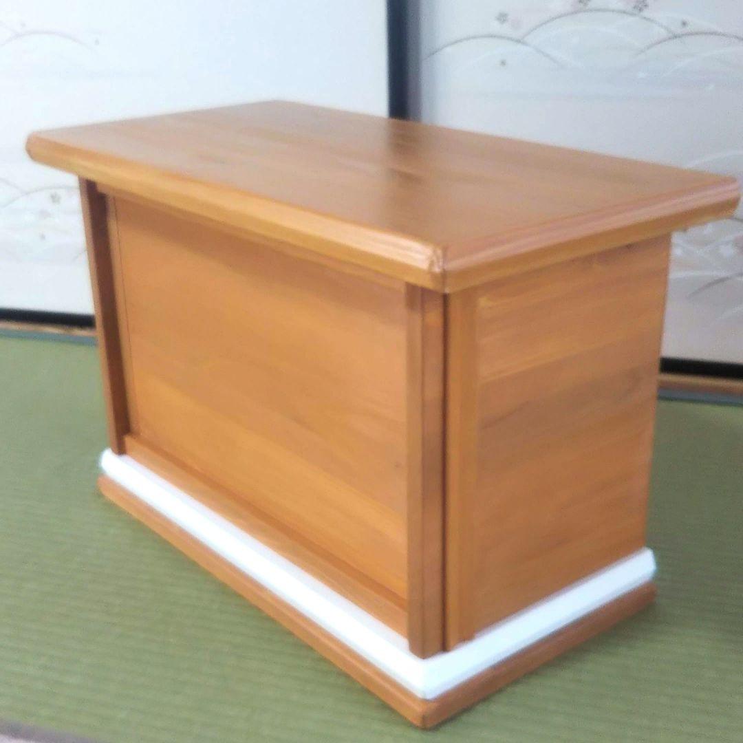 木製家具ハンドメイド/落語テーブル/文机/ボックス型テーブル/飾りテーブル/机