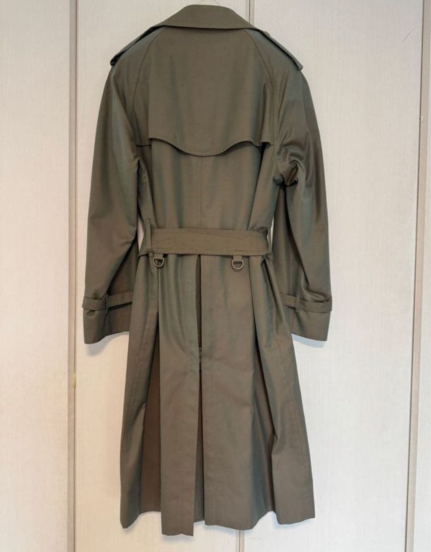 バーバリー　トレンチコート　175 モスグリーン　ビンテージ美品