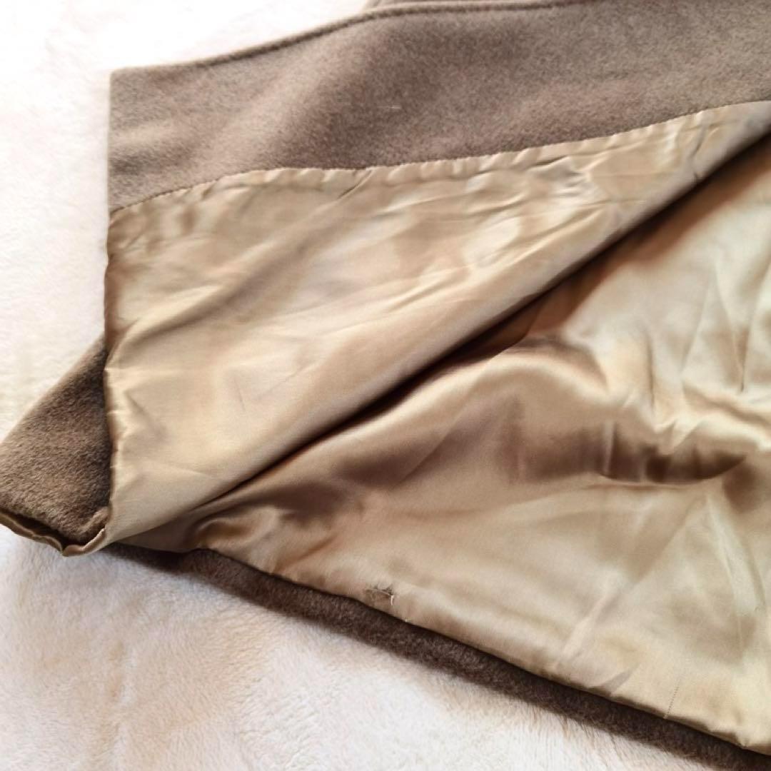 Max Mara 白タグ フォックスファー カシミヤ ロングコート 大きいサイズ