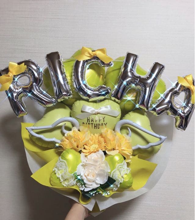 バルーンギフト　オーダー　成人式　推し　誕生日　バルーンブーケ　生誕祭