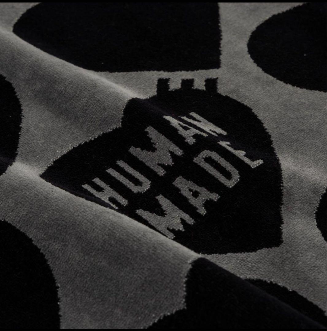 〜1時間限定値下 HUMAN MADE ブランケットタオル BLACK