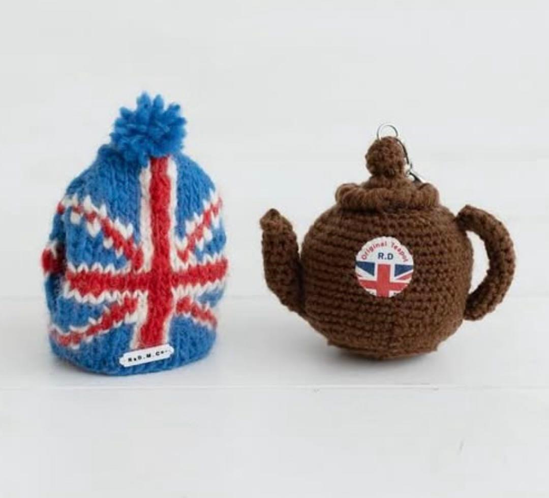 新品　オールドマンズテーラー　ハンドニット　ハーフカップ　キーリング