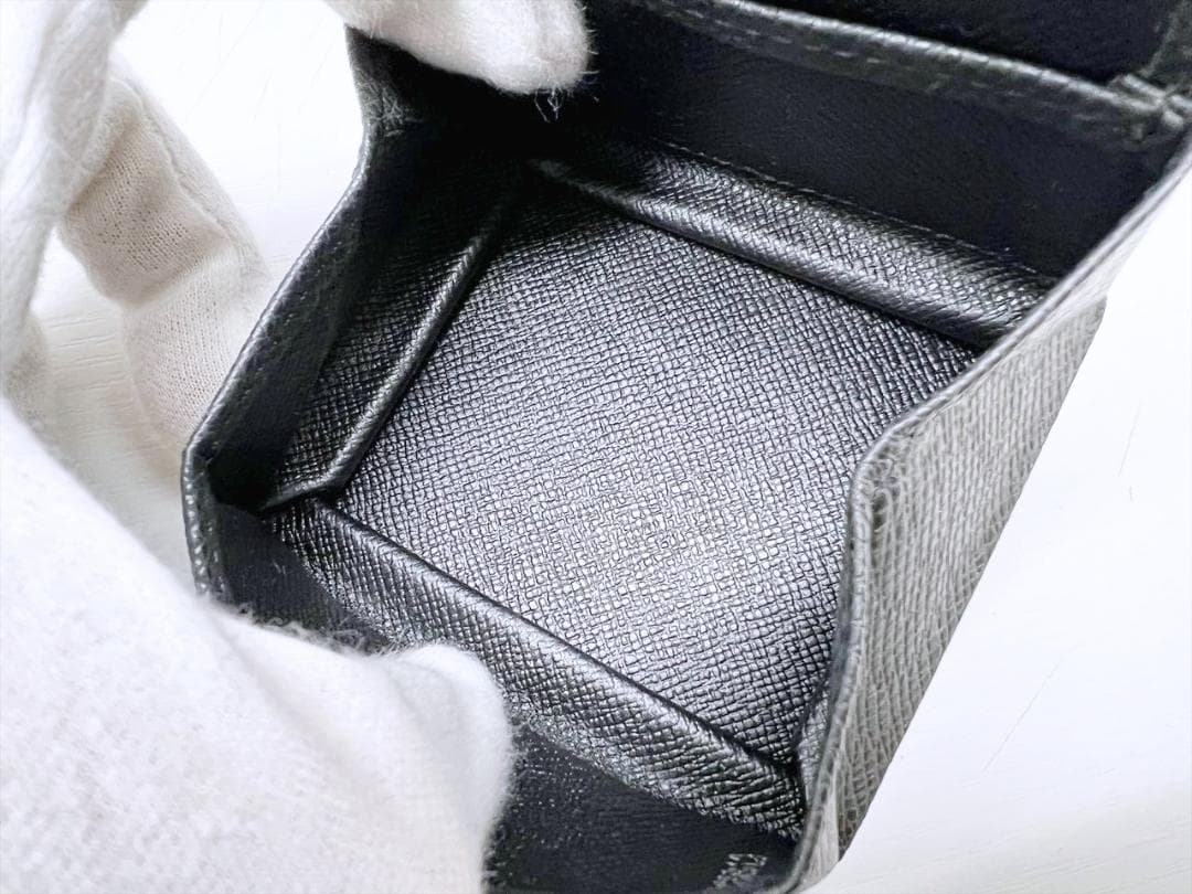 美品　ルイヴィトン　タイガ　ボワット　スクエア　ケース　M30384