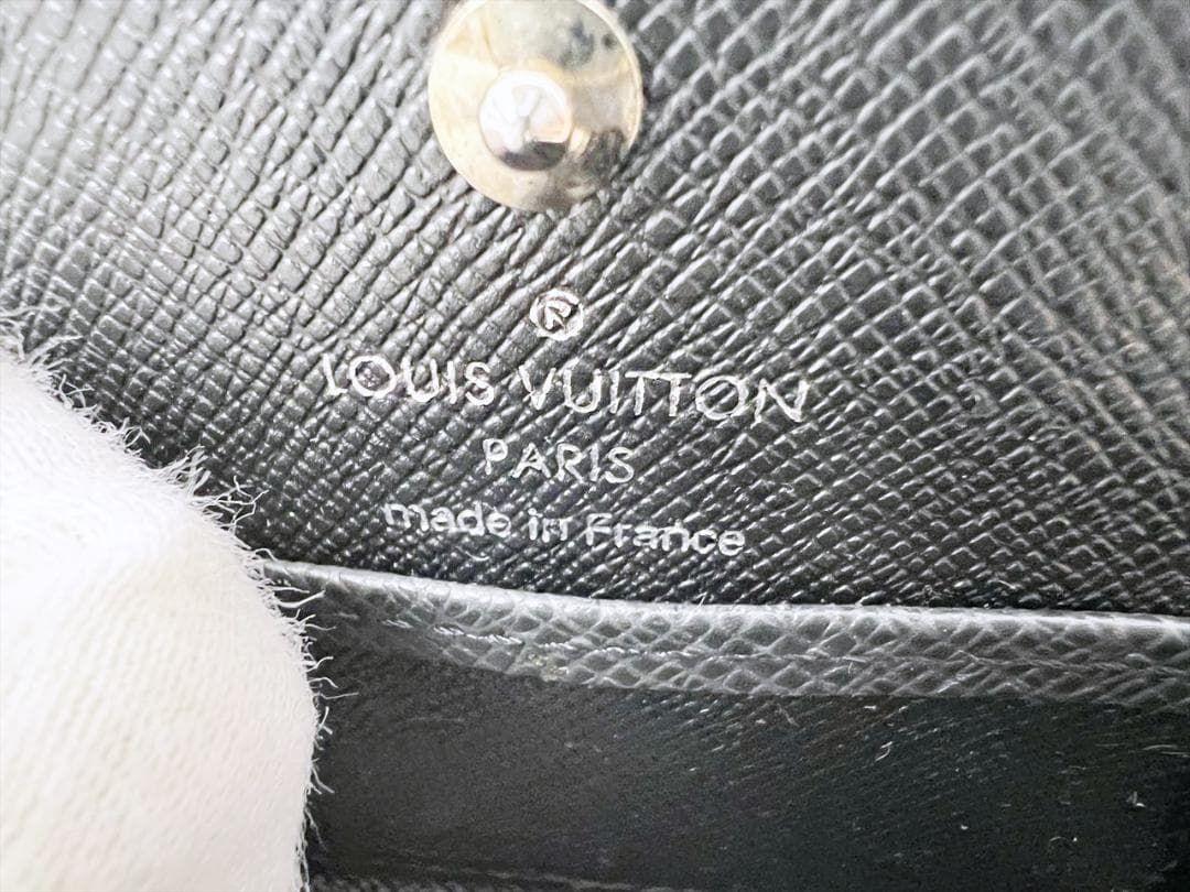 美品　ルイヴィトン　タイガ　ボワット　スクエア　ケース　M30384