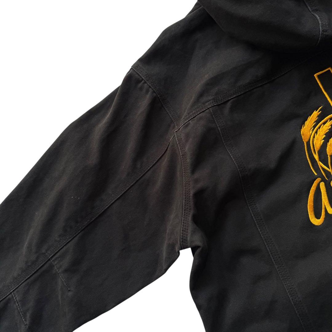 USAビンテージ フードダックジャケット 企業ロゴ アクティブジャケットタイプ