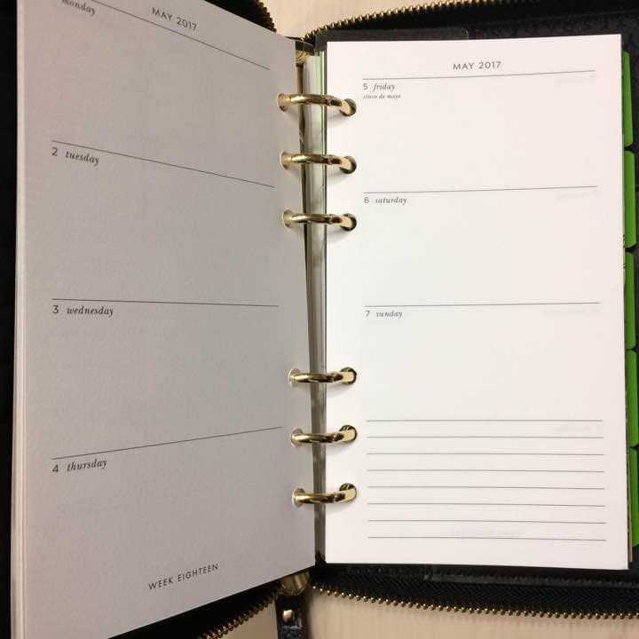 確認用 ケイトスペード スケジュール帳