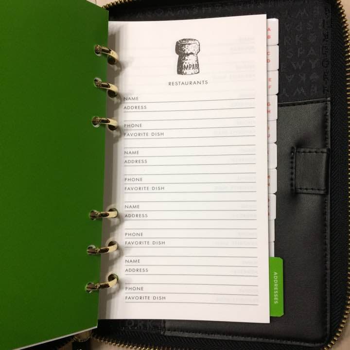 確認用 ケイトスペード スケジュール帳