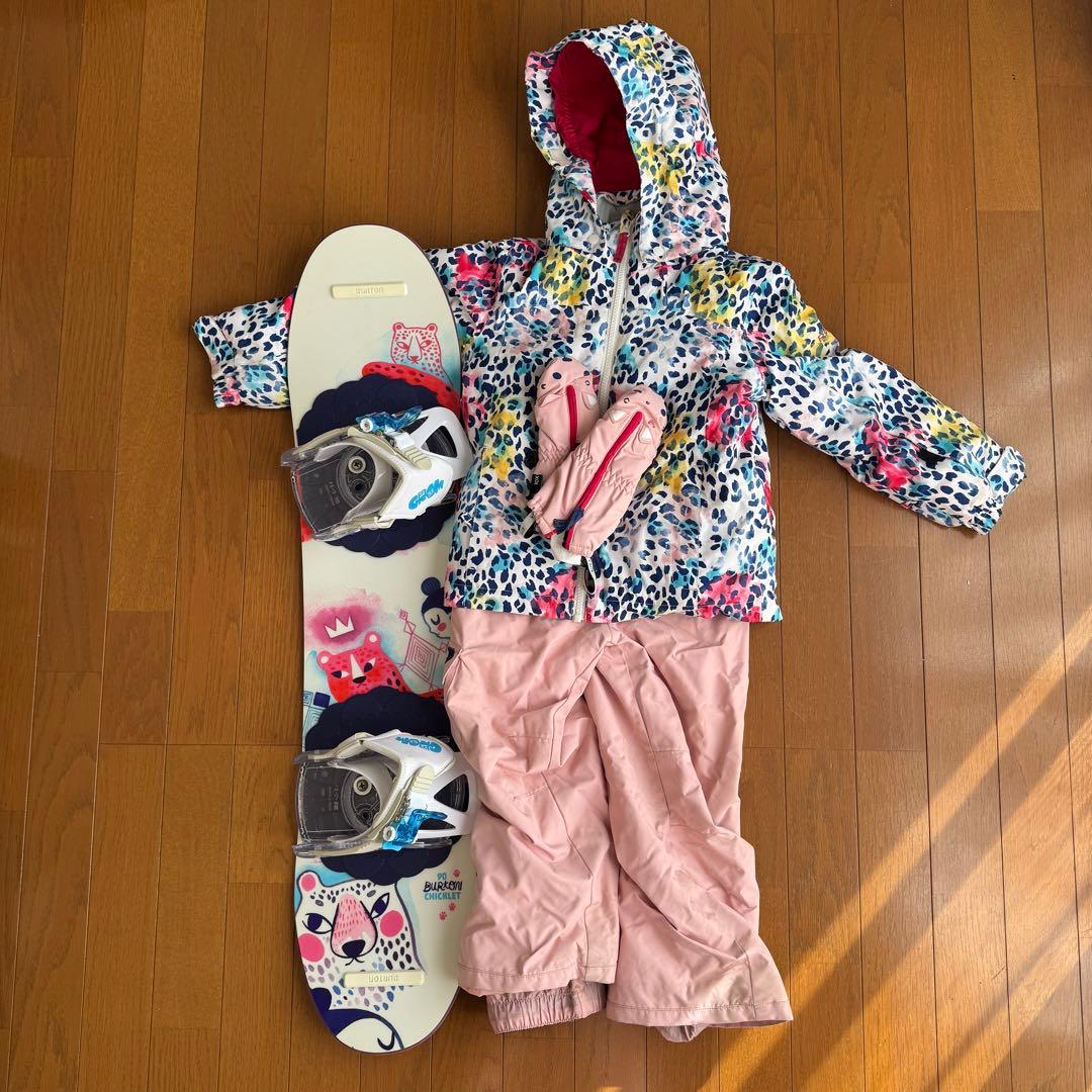 【正規品】BURTON/90cm/スノーボードバインディング付き(3~7歳向け)