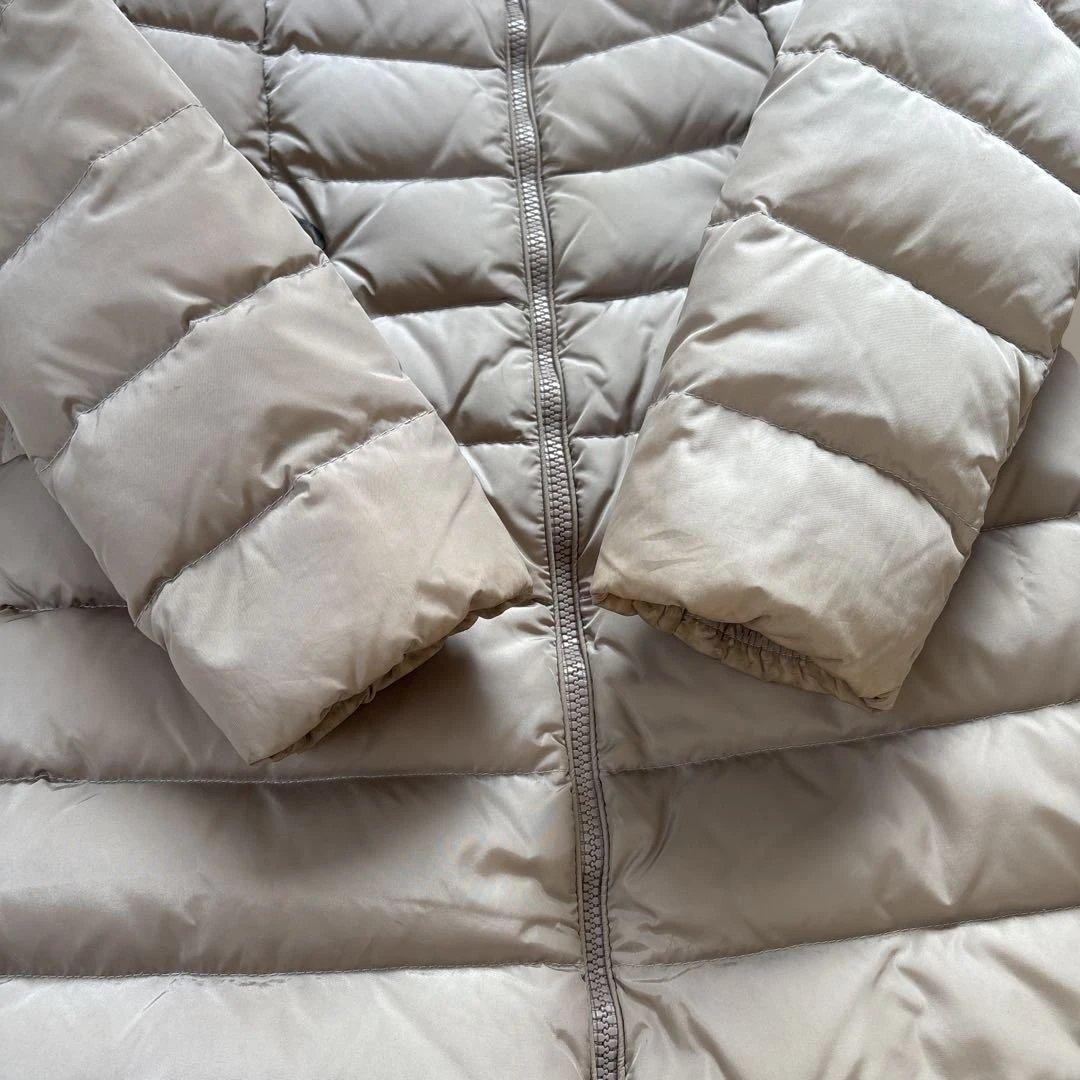 MONCLER ベージュ ダウンジャケット フード付き サイズ0