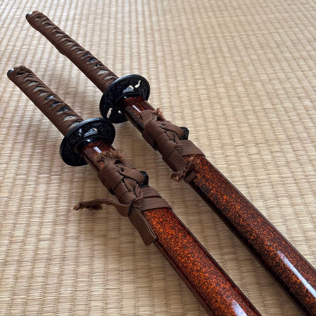 模造刀　日本刀 大刀と小刀のセット