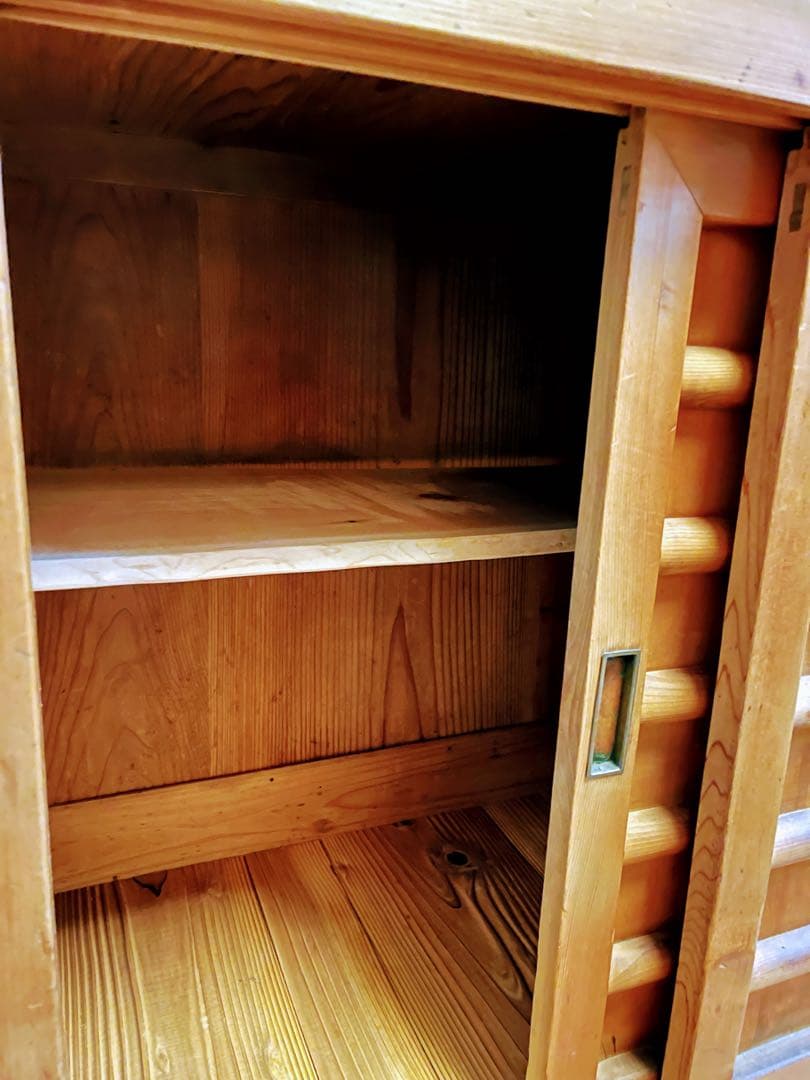 和箪笥　水屋　アンティーク　食器棚　（発送手配の期日有り〜9/21）