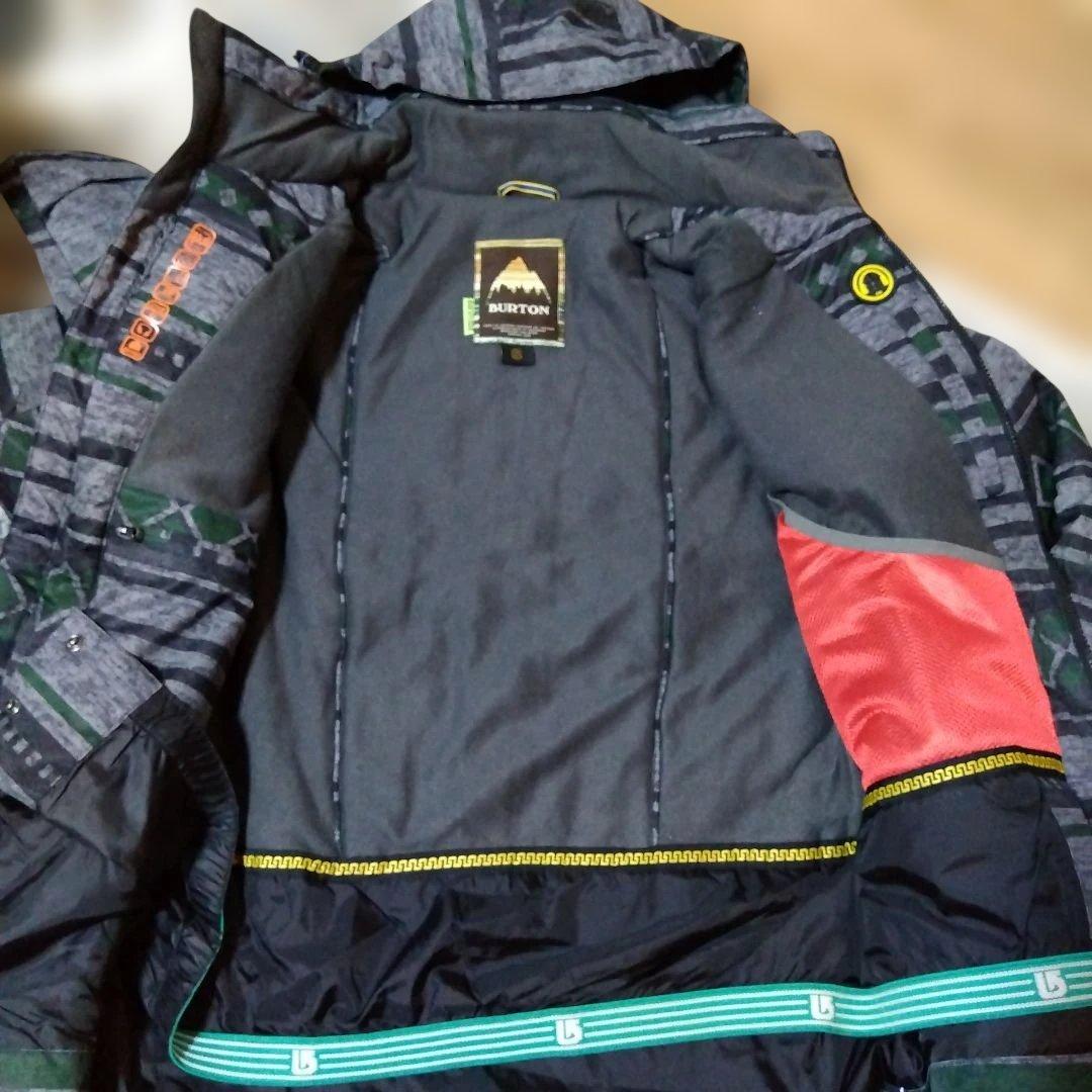 BURTON スノーボードウェア 米S　日M ジャケット　フード取外可能