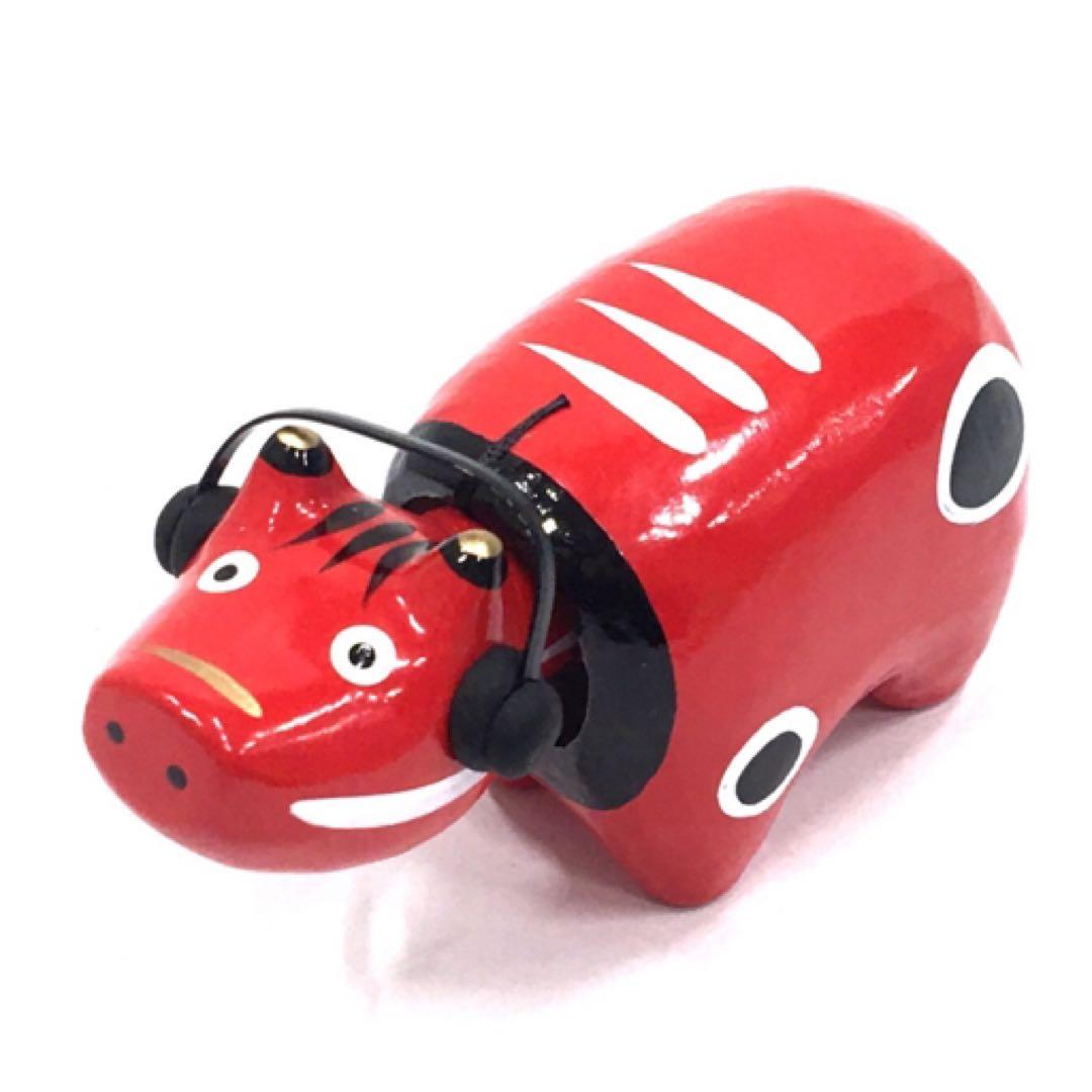 野沢民芸　ヘッドホンべこ 1号