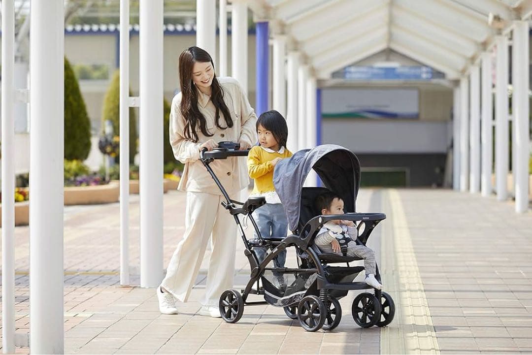 しろまる様 KATOJI ベビーカー ２人でゴーDX（デニム）レインカバー付き