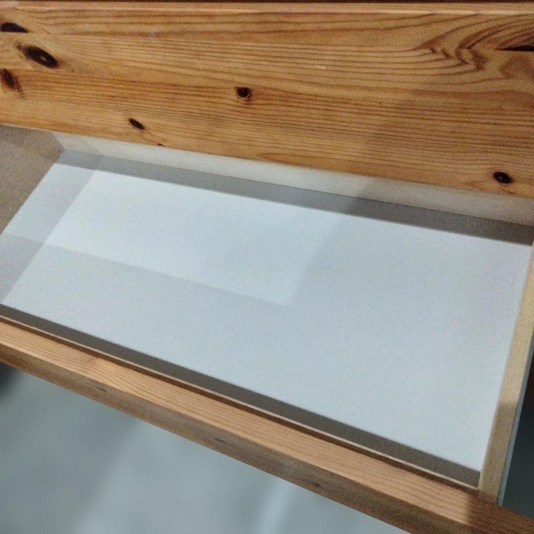 1-96 廃盤　無印良品 パイン材 チェスト 4段