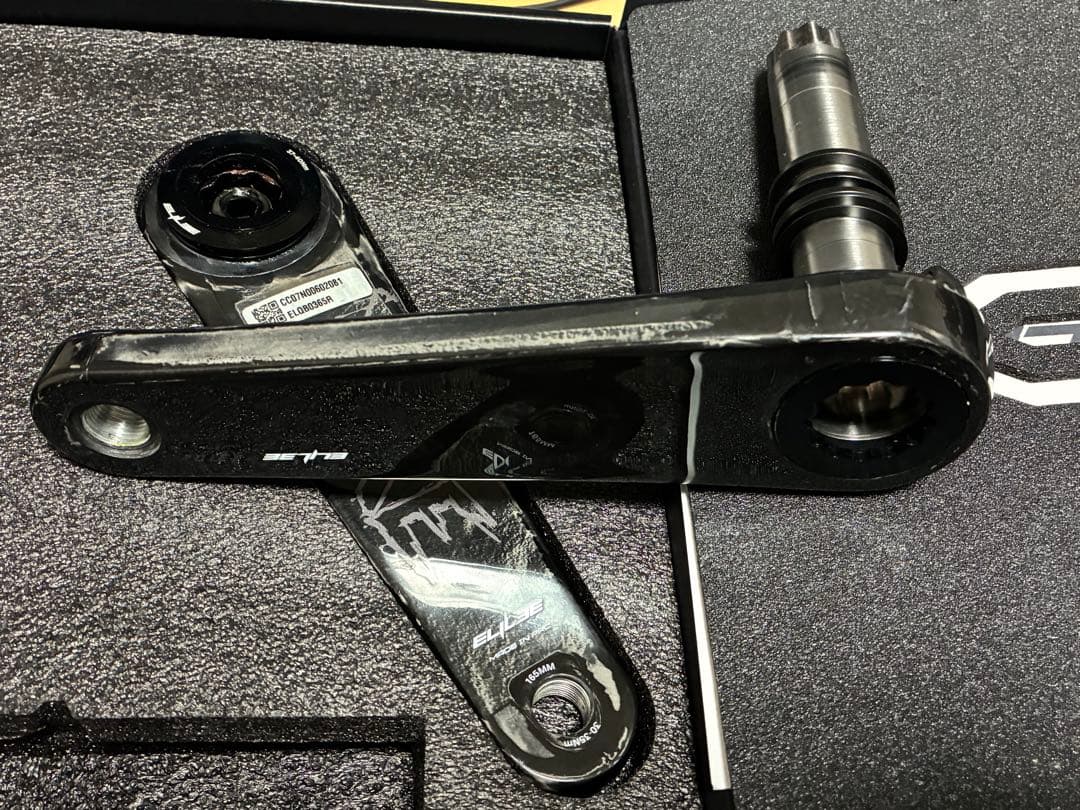 ELILEEクランクアーム 165mm チタン　24mm