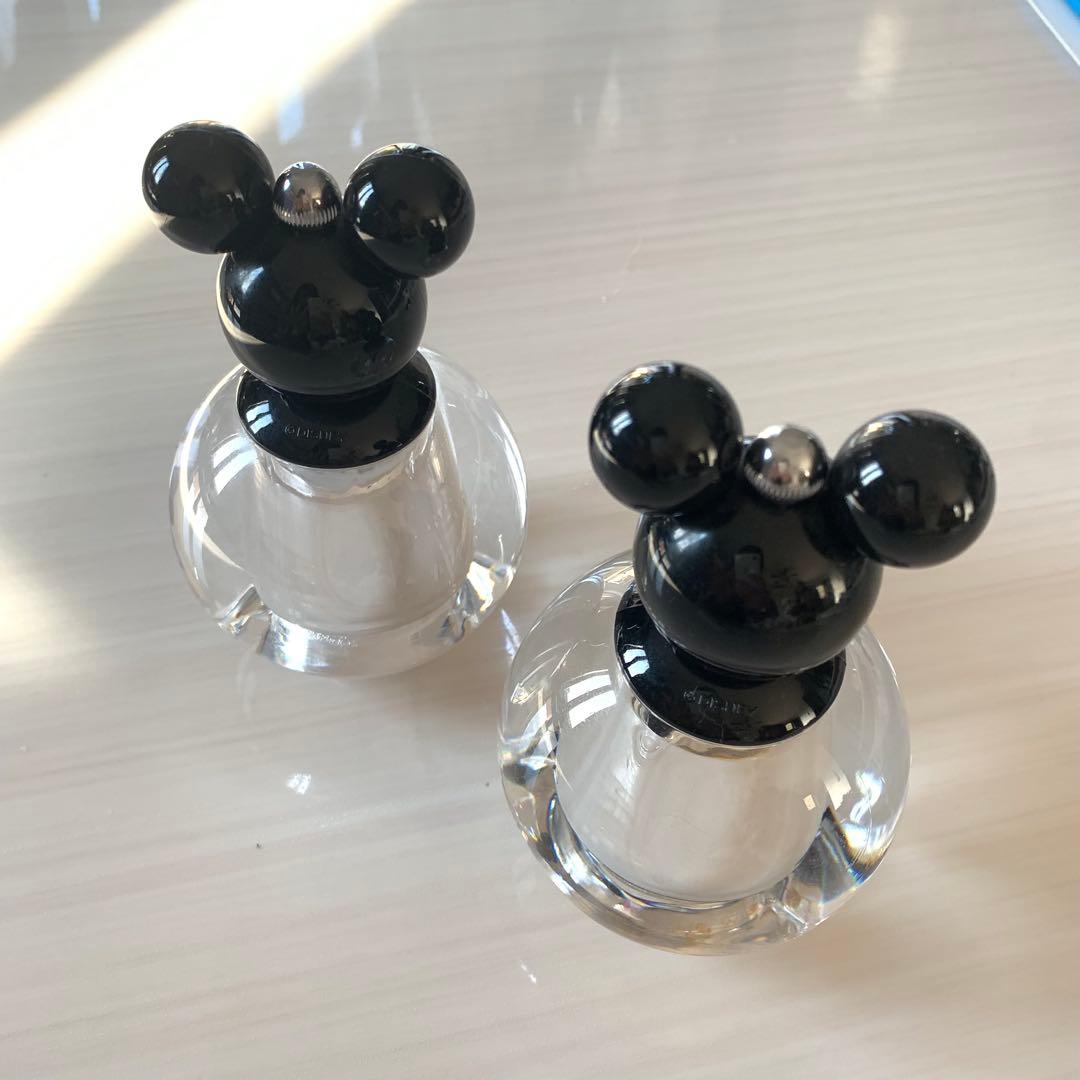 ディズニー公式 ミッキー型 ソルト＆ペッパーミル 2個セット