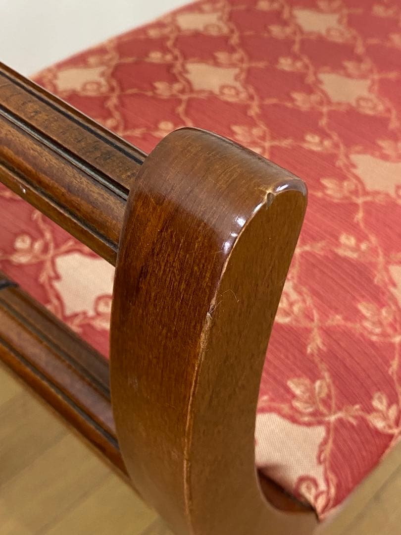 イタリア製 リージェンシー様式 ベンチチェア エントランスチェアスツール イス