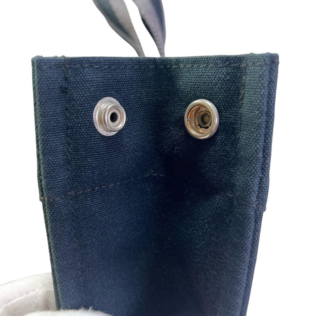 HERMES エルメス フールトゥMM トワル メンズ ハンドバッグ ブラック